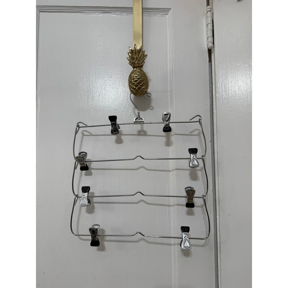 Multi-Tier Metal Skirt & Pants Hanger Organizer